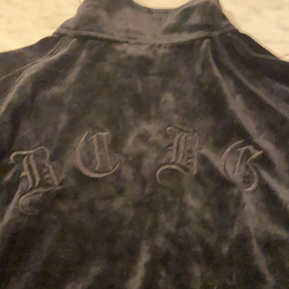 BCBGmaxazria velour zip up jacket - Picture 1 of 10